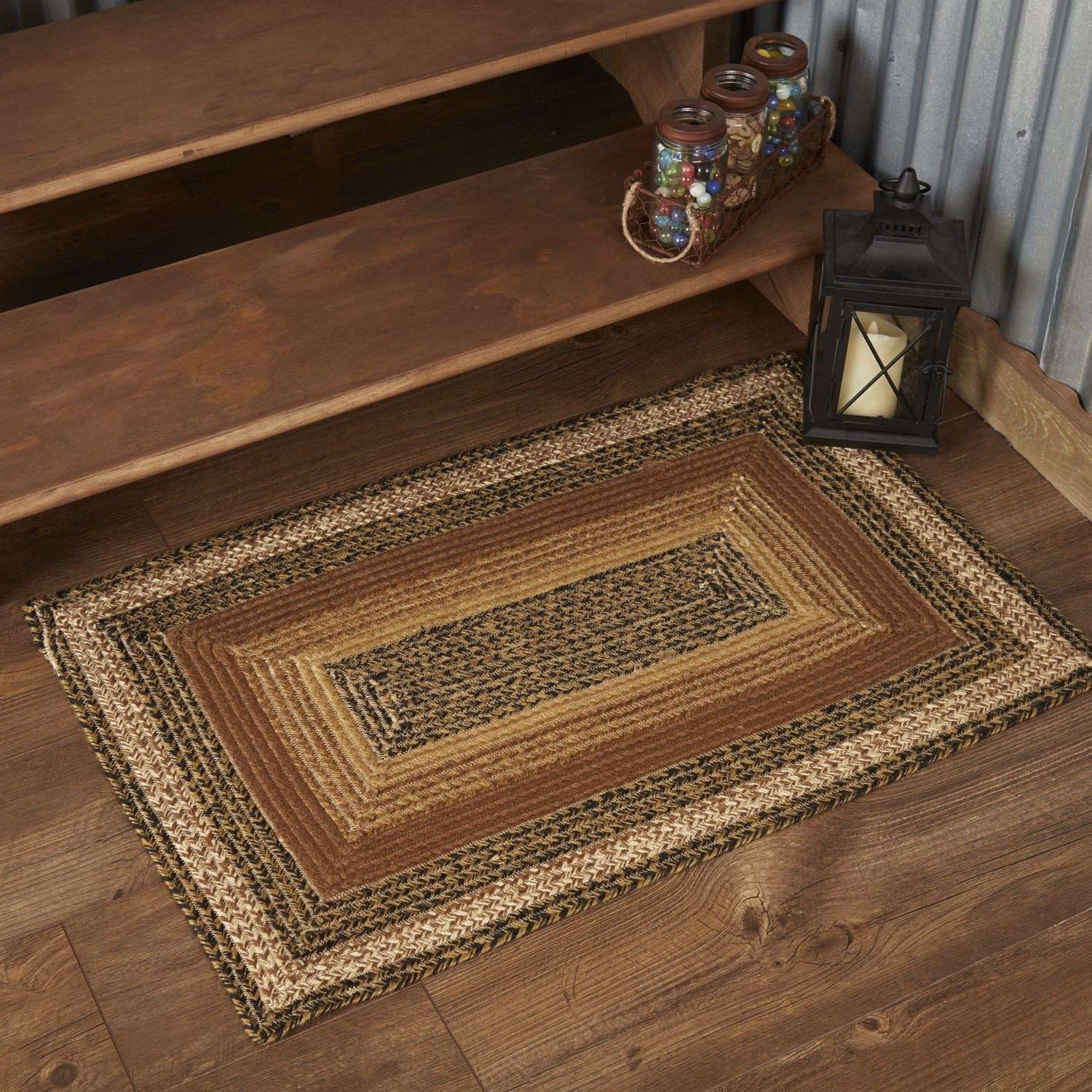 Kettle Grove Jute Braided Rugs Rectangular VHC Brands Rugs VHC Brands 