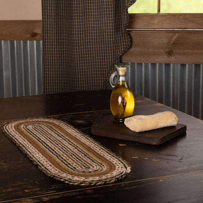 Kettle Grove Jute Braided Table Runner