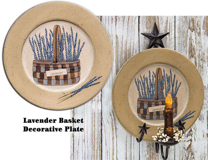 Lavender Basket Plate HS Plates & Signs CWI+ 