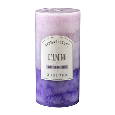Lavender Patchouli Pillar Candle 3X6