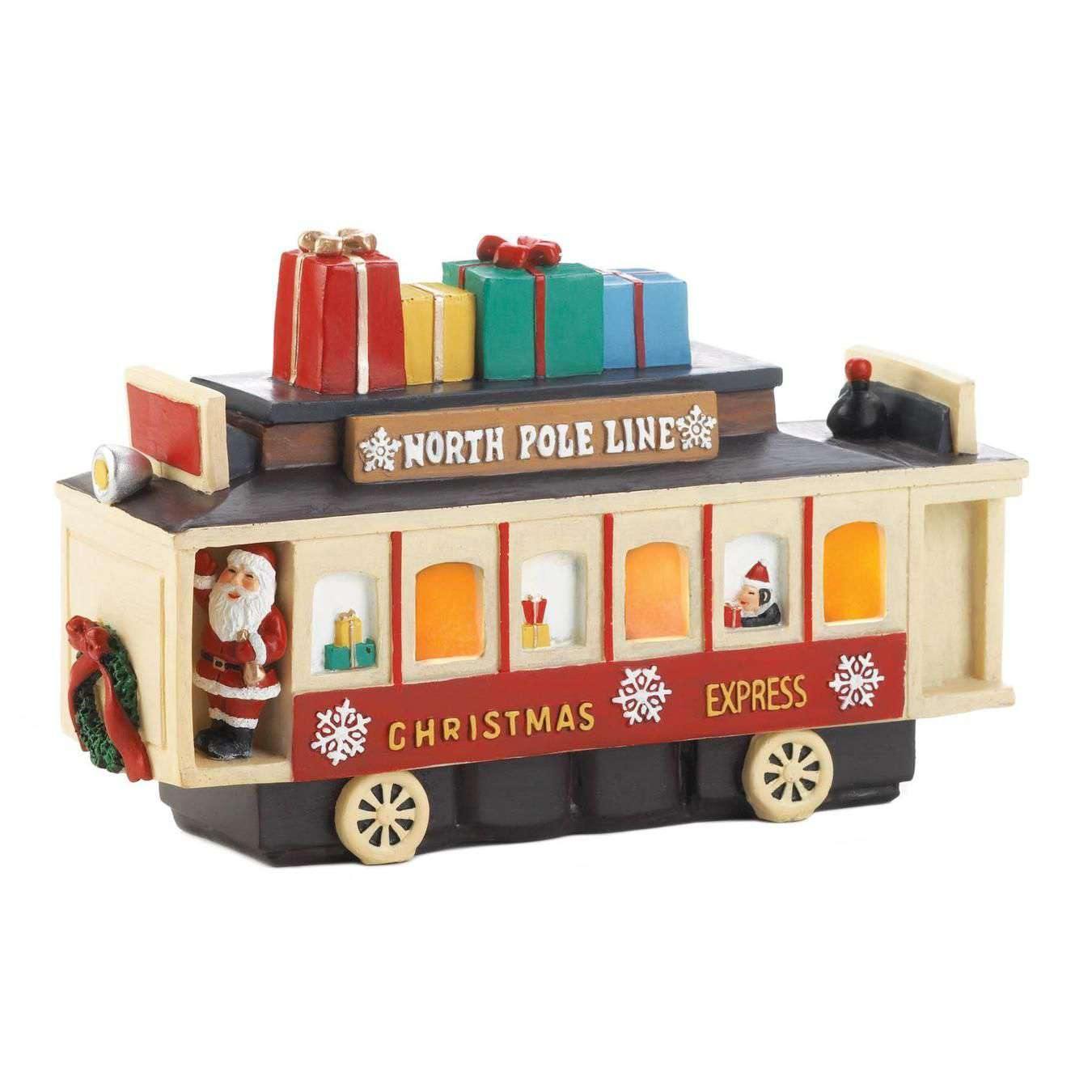 Light Up Vintage Christmas Train - The Fox Decor