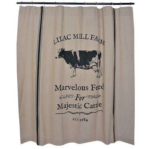 Majestic Cattle Shower Curtain Curtains CWI+ 