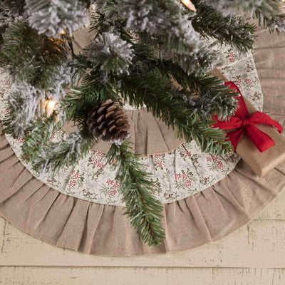 Carol Mini Christmas Tree Skirt 21 VHC Brands