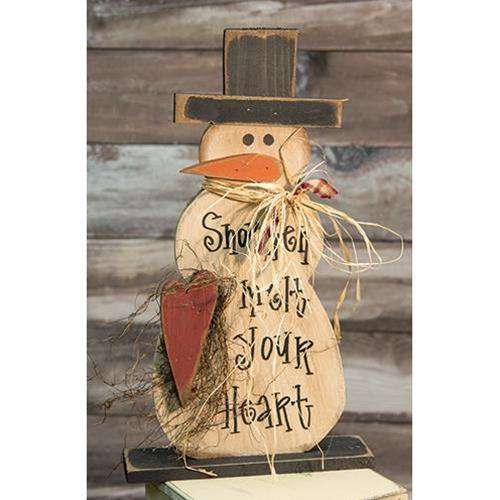 Melt Your Heart Snowman on Base, 2ft Tabletop & Decor CWI+ 