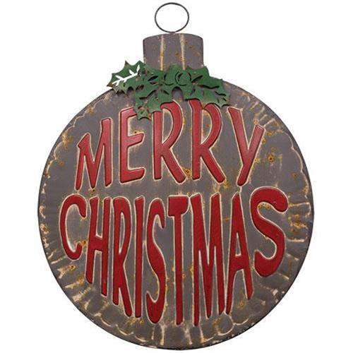 Merry Christmas Bulb Wall Hanger General CWI+ 