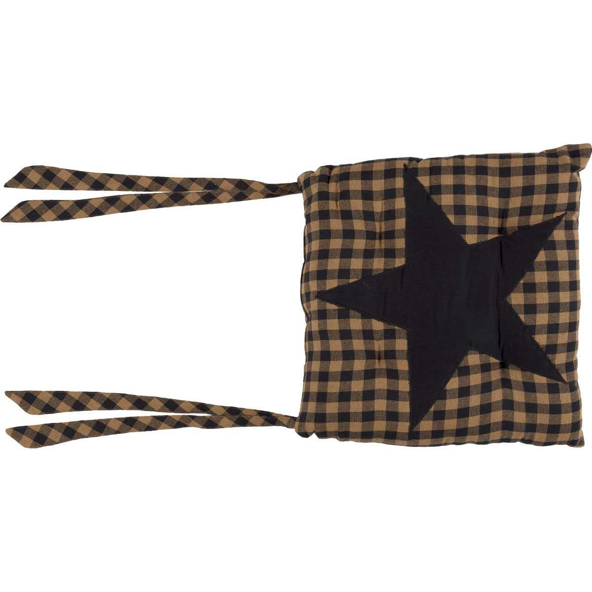 Navy Star Country Chair Cushion Chair Pad VHC Brands 