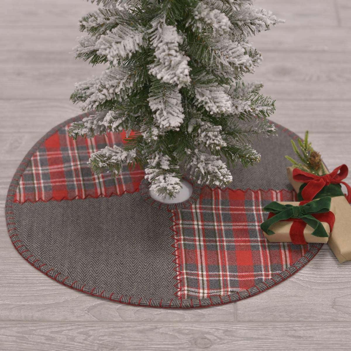 Anderson Patchwork Mini Christmas Tree Skirt 21 VHC Brands