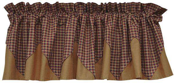 Patriotic Patch Valance Curtains CWI+ 