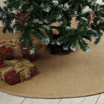 Nowell Natural Christmas Tree Skirt 48 VHC Brands