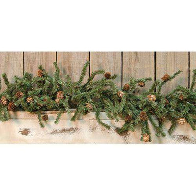 Pine Garland with Cones, 4 ft