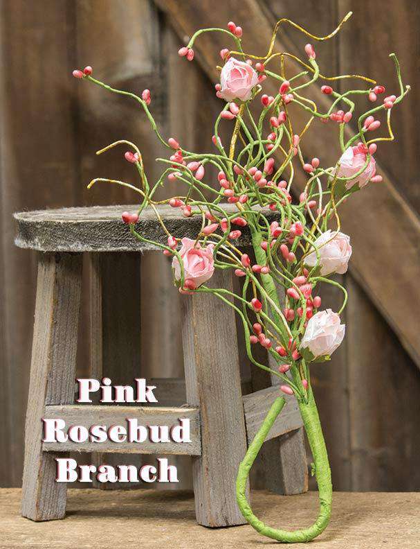 Pink Rosebud Bush, 18" HS Plates & Signs CWI+ 