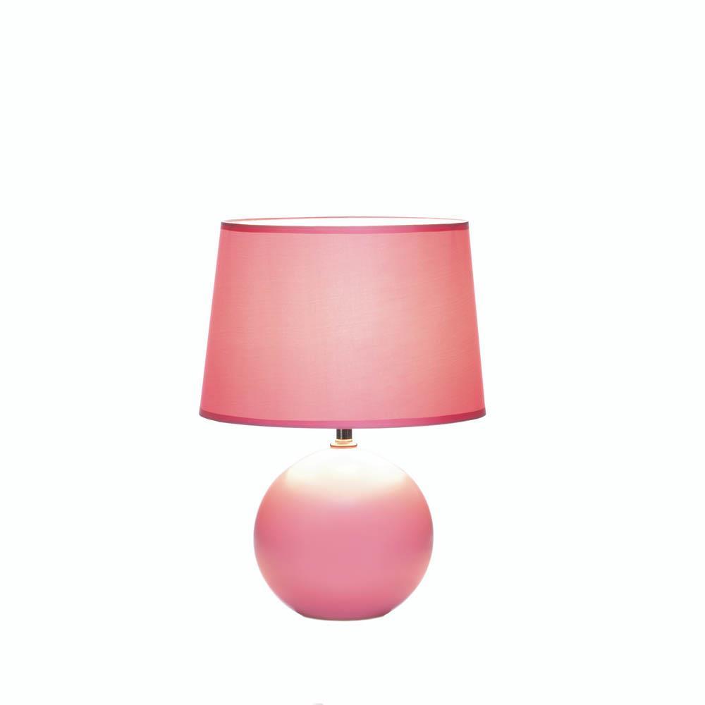 Pink Round Base Table Lamp Gallery of Light 