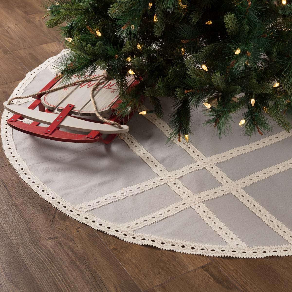 Margot Grey Tree Skirt 60