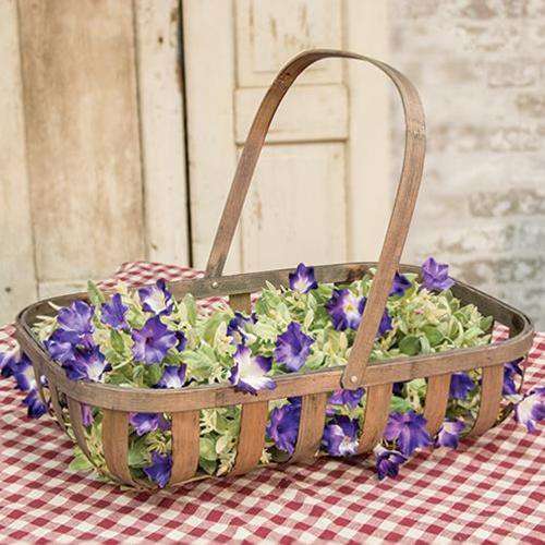 Rectangle Tobacco Basket With Handle Baskets CWI+ 
