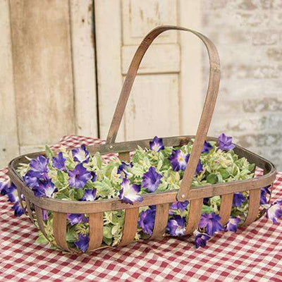 Rectangle Tobacco Basket With Handle