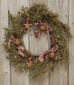 Rustic Holiday Pine Wreath, 12