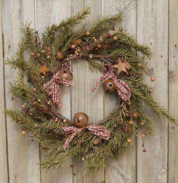 Rustic Holiday Pine Wreath, 18