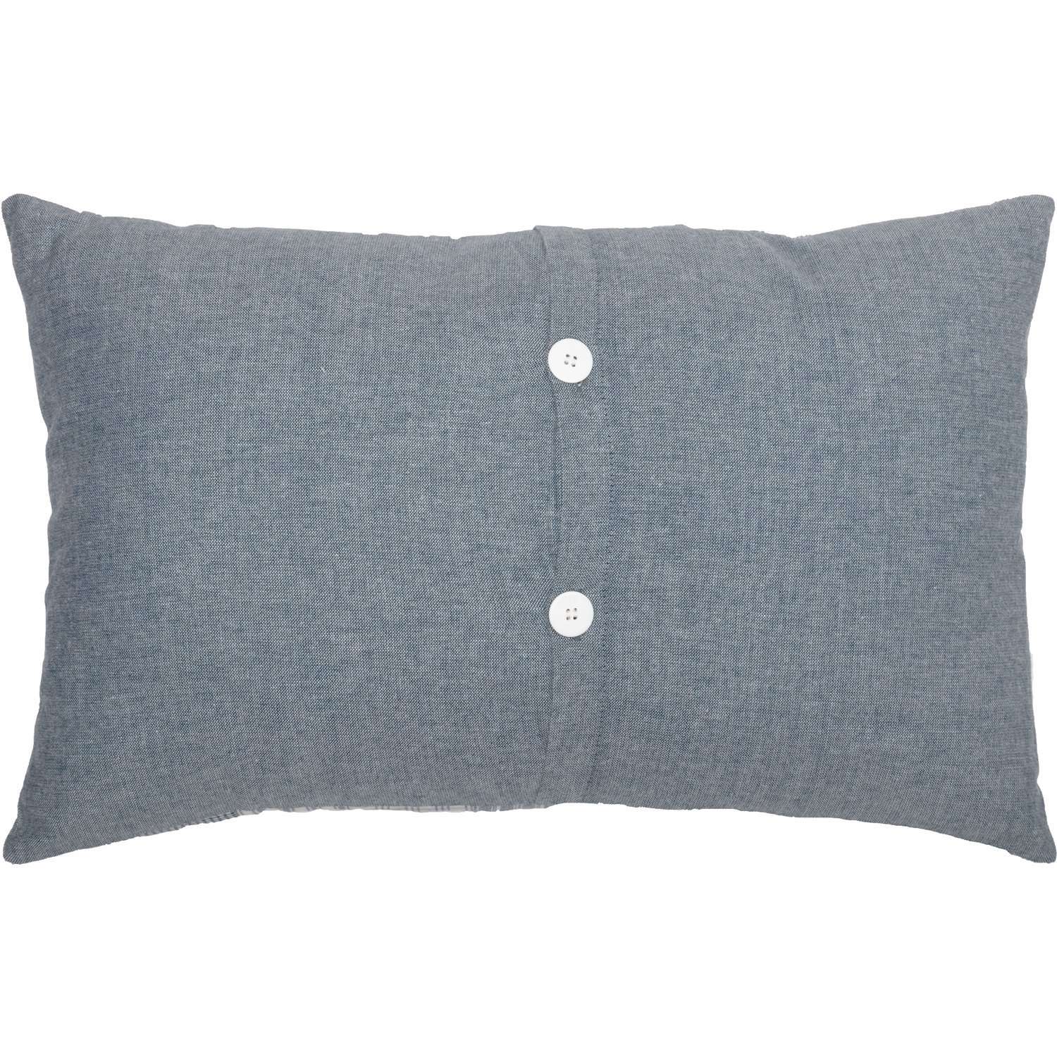 Sawyer Mill Family Pillow Charcoal, Red & Blue Pillows VHC Brands 