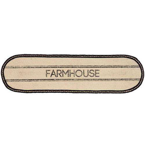 Sawyer Mill Farmhouse Jute Runner, 13x36 Tabletop CWI+ 