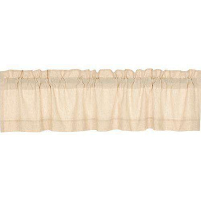 Simple Life Flax Natural Valance, 16x72