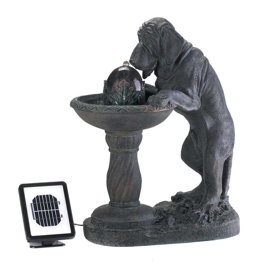 Thirsty Dog Solar Fountain Garden Koehler Home Décor 