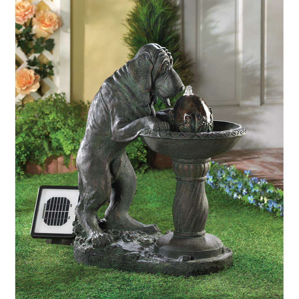 Thirsty Dog Solar Fountain Garden Koehler Home Décor 