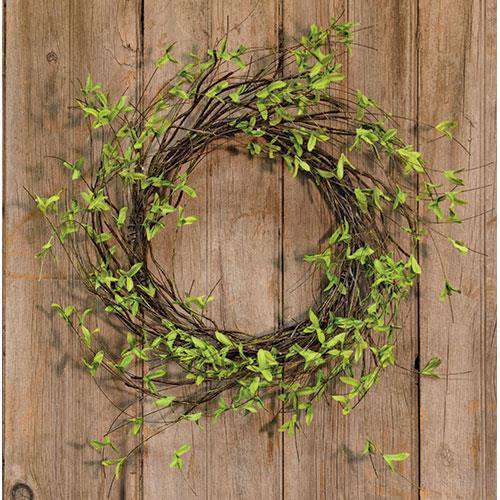 Twig & Leaf Wreath, 24" Everyday CWI+ 