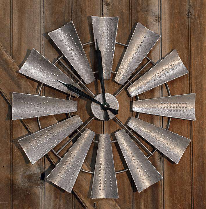 Windmill Wall Clock Farmhouse Style wall clocks CWI+ 