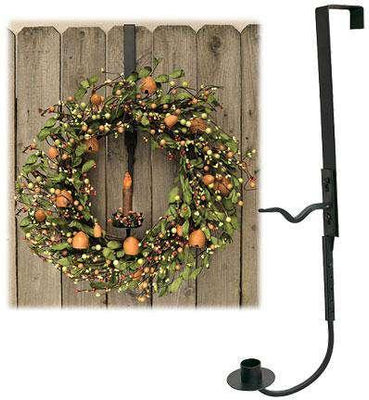 Wreath & Candle Holder (2 pieces)