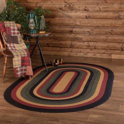 Wyatt Jute Braided Rugs Oval VHC Brands