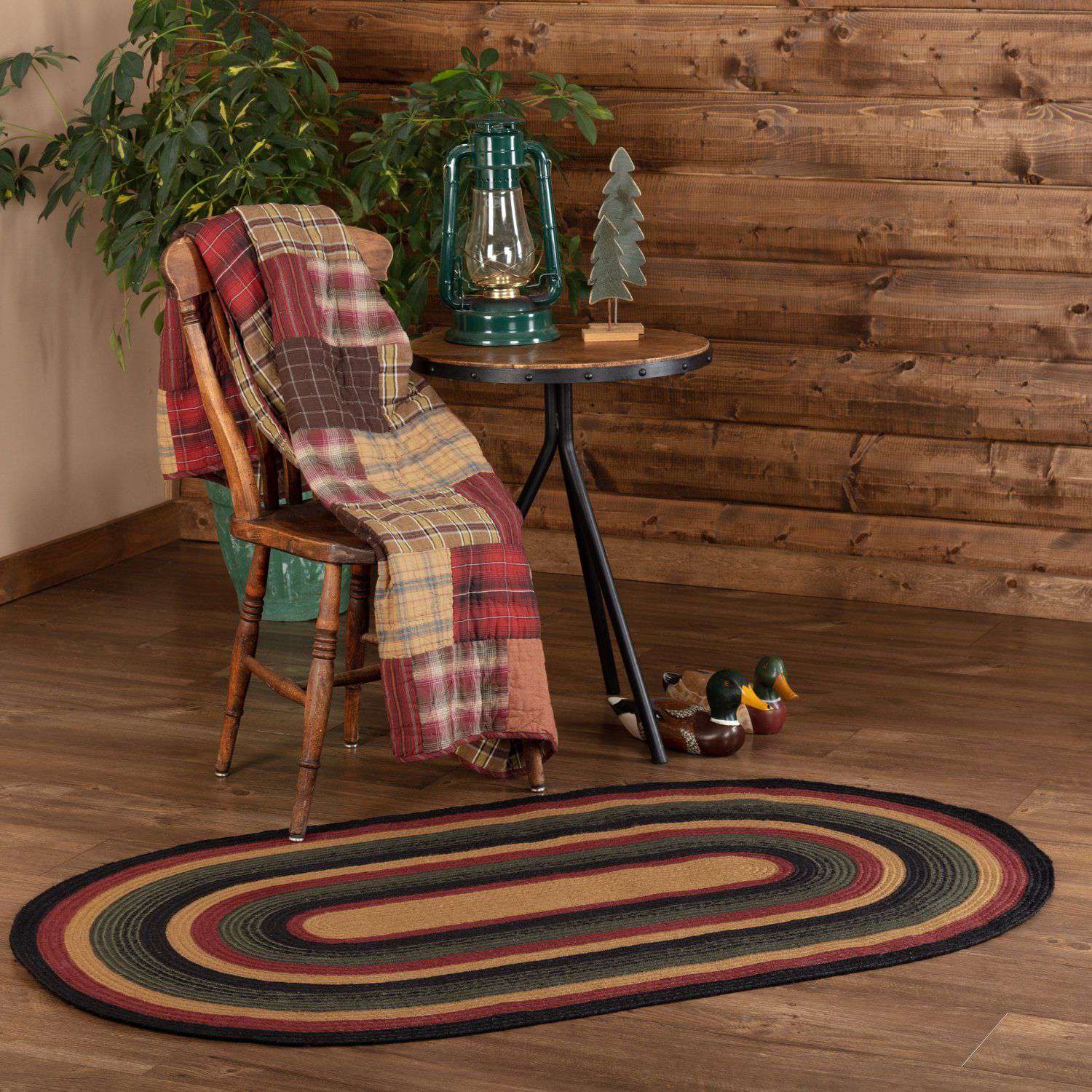 Wyatt Jute Braided Rugs Oval VHC Brands Rugs VHC Brands 